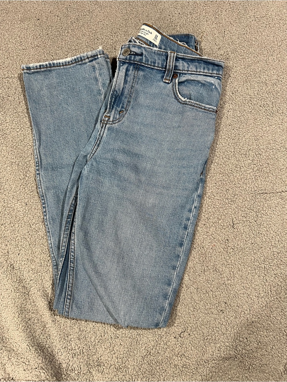 Abercrombie & Fitch High Rise 90s Relaxed Crossover Waistband Jean